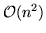 $\mathcal{O}(n^2)$